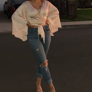 I will be selling this pink silk wrap for $15